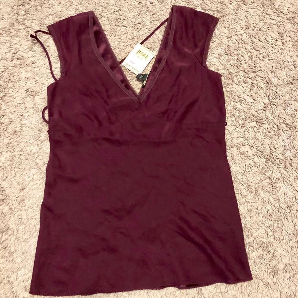 Lucky brand eggplant tank